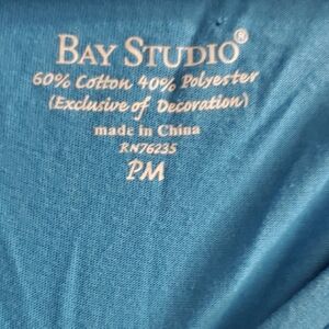 Bay Studio Teal Cotton Blend Top